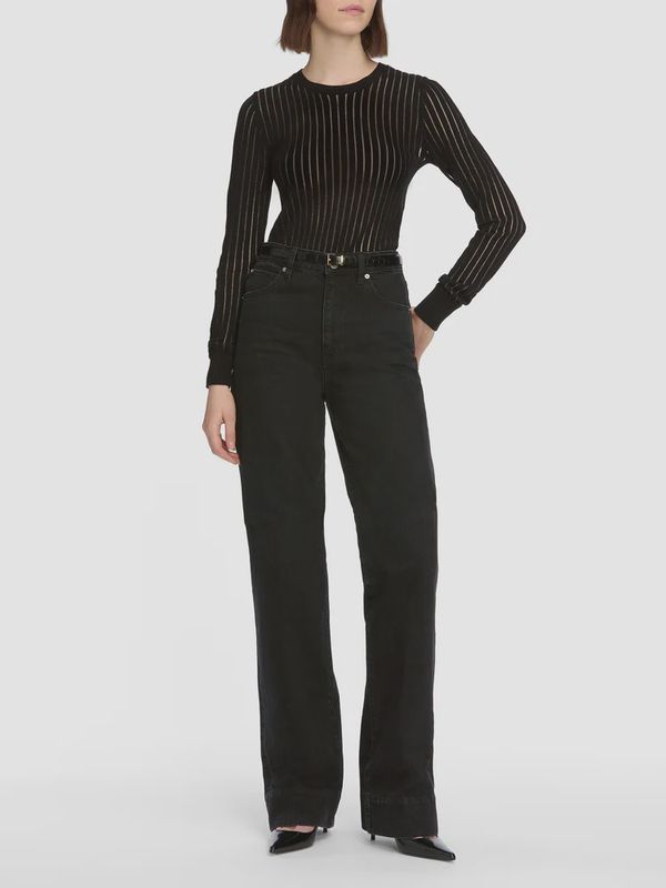The Sheer Stripe Sweater