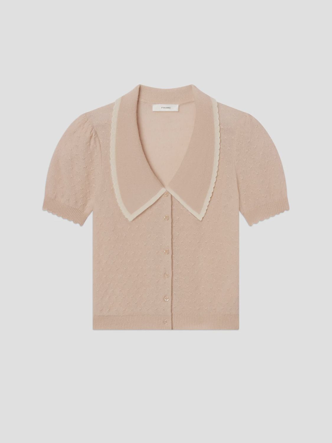 The Cashmere Sailor Sweater, Colour: Pink Sand Multi, Size: Small