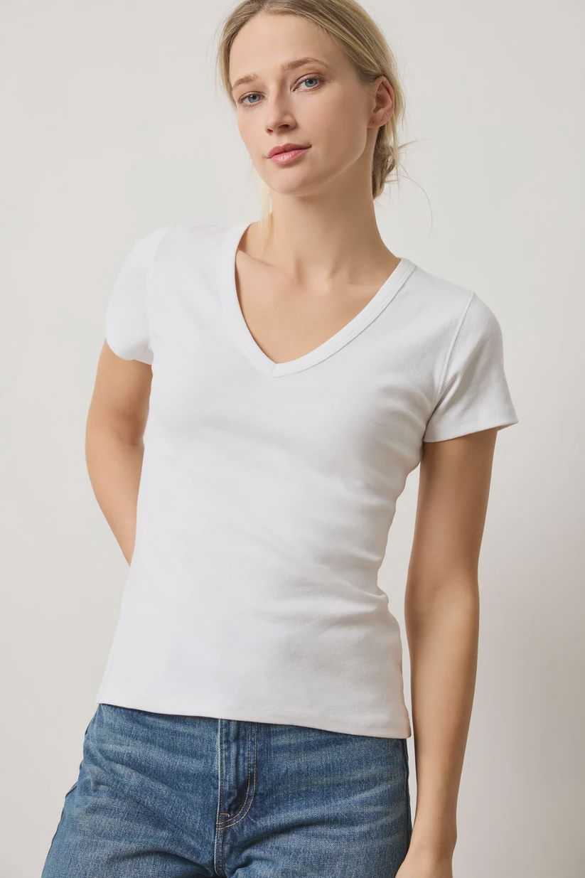 Short Sleeve V-neck