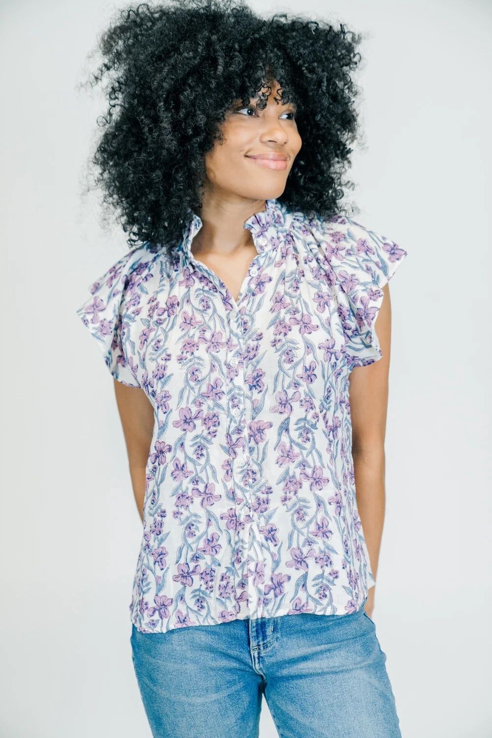 Bays Blouse, Colour: Dahlia, Size: XSmall