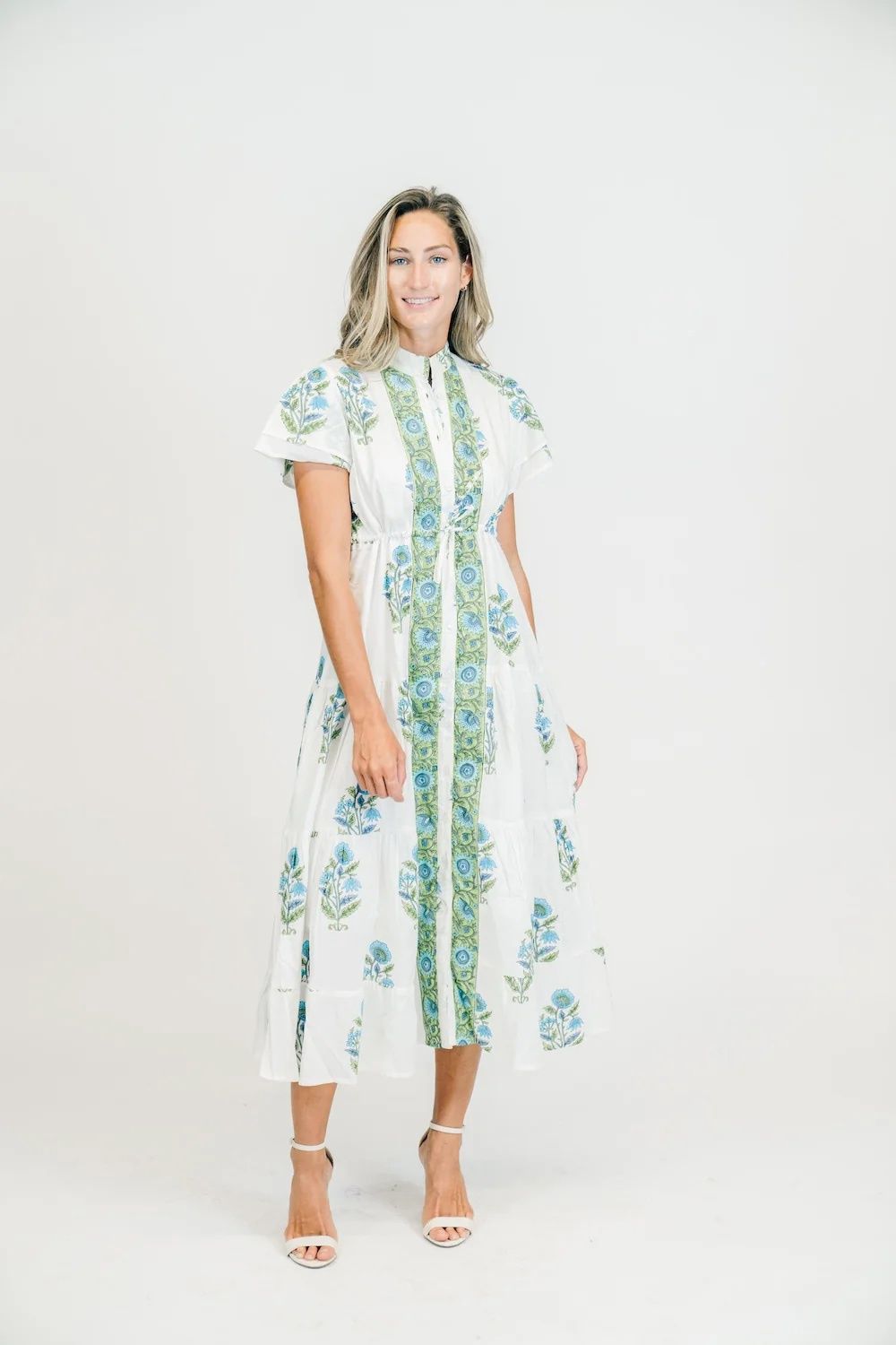 Magnolia Flutter Dress, Colour: Blue Bell, Size: XSmall