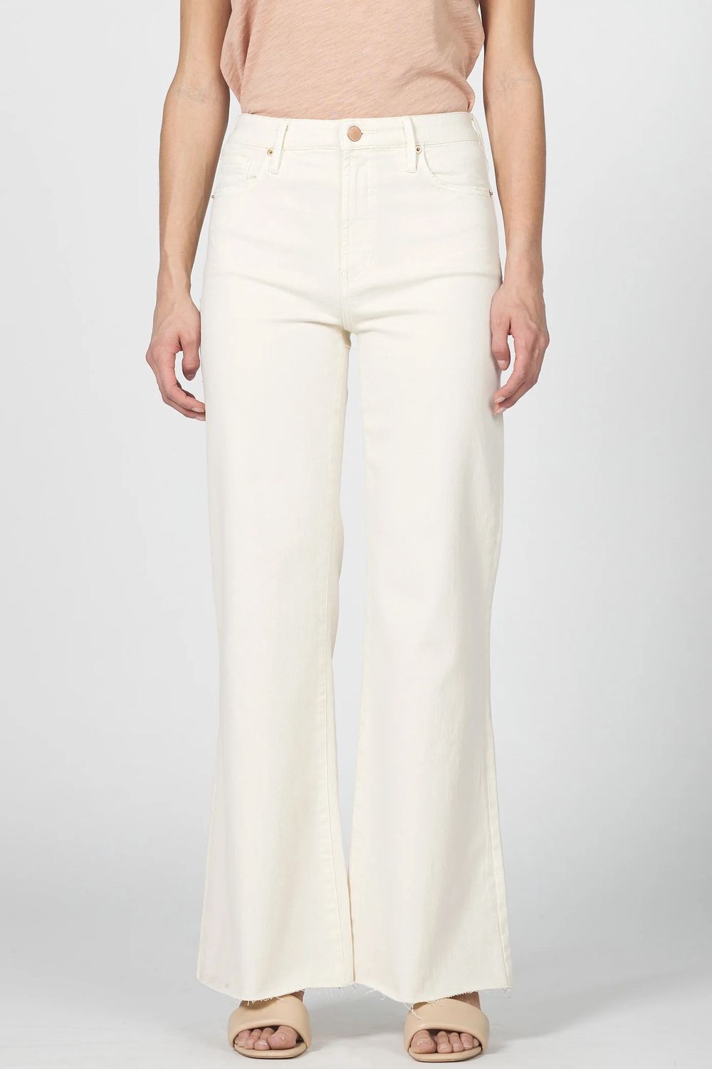 Fiona High Rise Wide Leg jean, Colour: Wheat, Size: 25