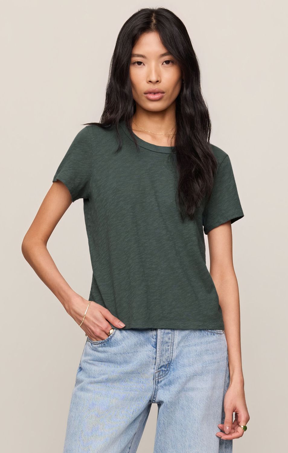 Junie Slub Tee Shirt