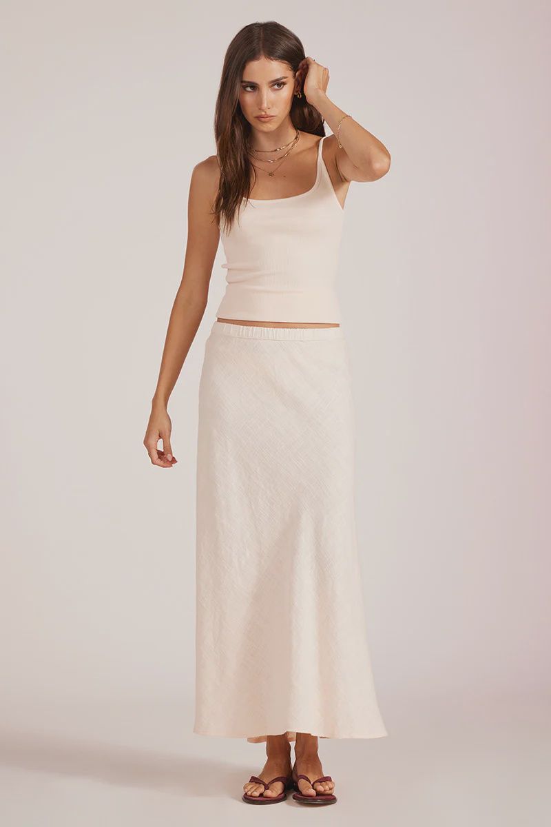 Bias Cut Maxi Skirt, Colour: Angel Wing, Size: XSmall