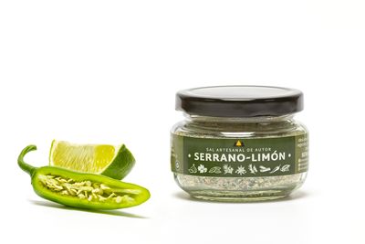 SAL DE CHILE SERRANO Y LIMÓN (3 piezas)