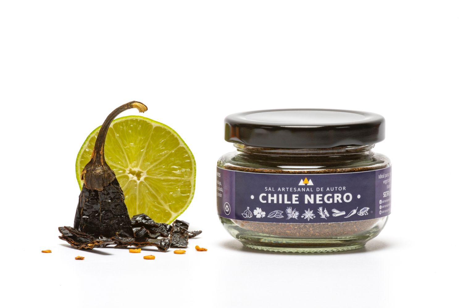 SAL DE CHILE NEGRO (3 piezas)