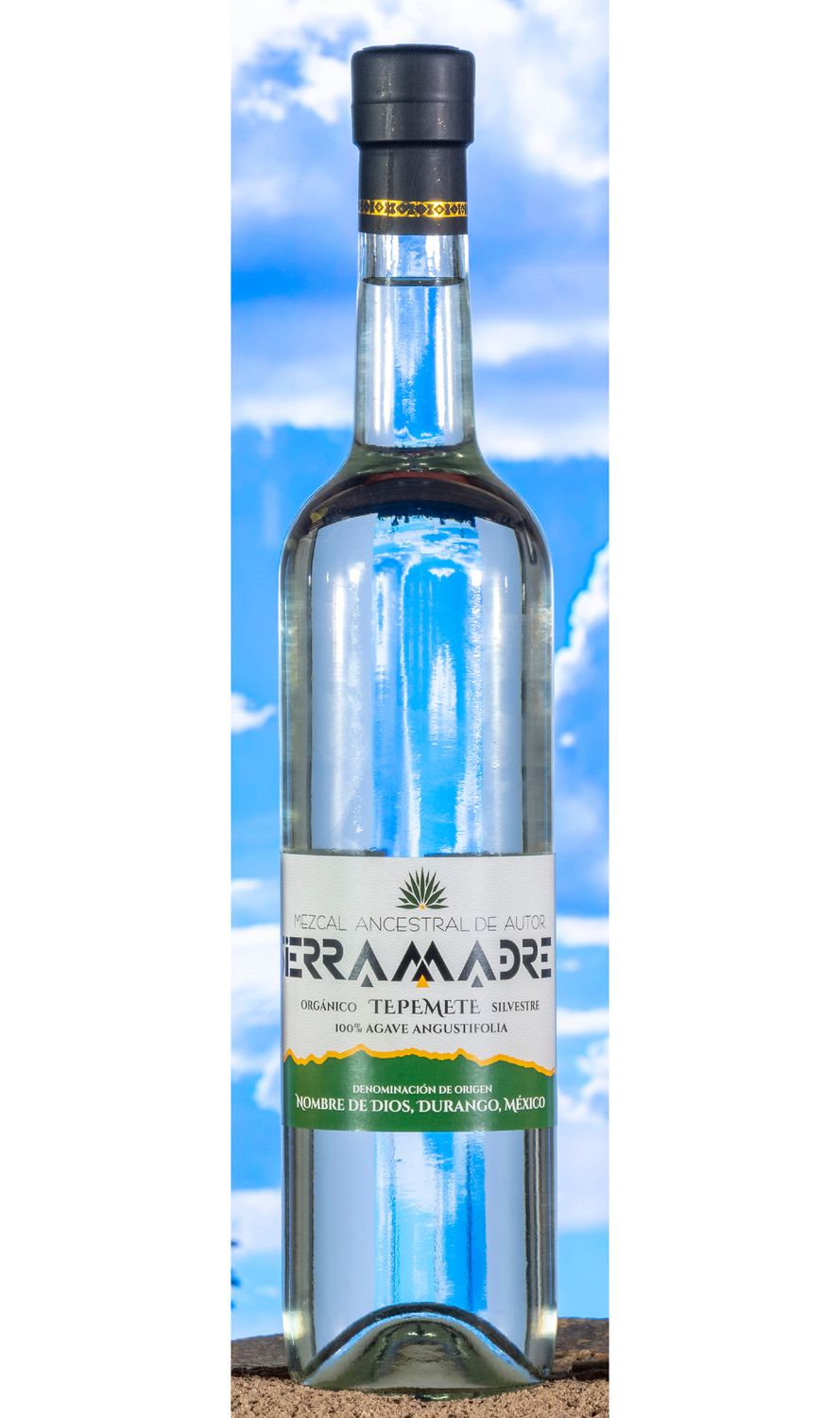 MEZCAL ANCESTRAL DE AGAVE TEPEMETE. 48% Alc. Vol.