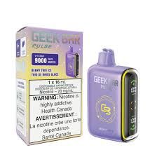 Geek Bar Pulse 9000 Puffs Disposable, Flavour: Berry Trio Ice