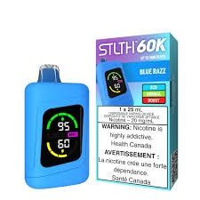 Stlth 60K - Disposable, Flavour: Blue Razz