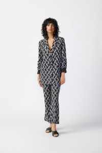 Joseph 241147 Geometric Print silky Knit Blazer
