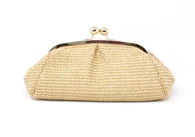 German Fuentes GF1011 Leather Rafia Bag
