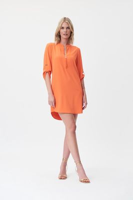 Joseph 232201 Mandarin Collar Straight Dress