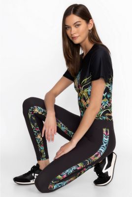 Johnny A1824 Bee Active High Waist Stripe Legging
