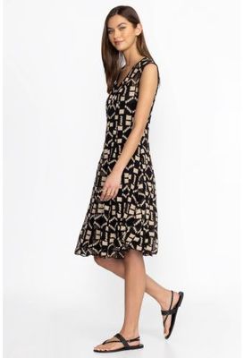 Johnny B32324-6 Mazzy Paneled Tank Dress (Slip) - Savi Applique