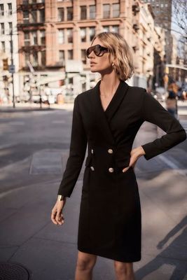 Joseph 243146 Scuba Crepe Blazer Dress