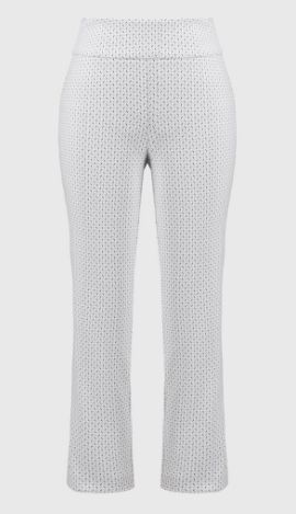Joseph 251281 Jacquard Abstract Print Crop Pants, Size: 4