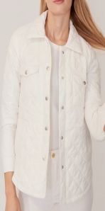 J Society 8006 Shirt Jacket, Size: XS, COLOR: WHITE