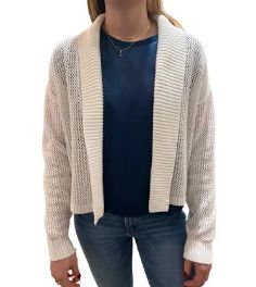 J Society 2929 Mesh Cardigan