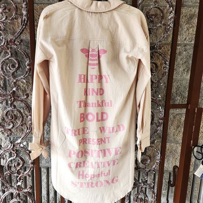 Stitchdrop 2319249C Bee Kind Shirt Dress Stitchdrop 2319249C Bee Kind Shirt Dress