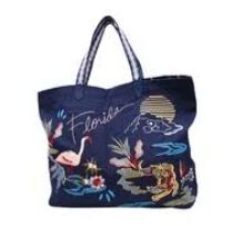 Johnny R01724-0 Florida Everyday Tote, COLOR: NAVY