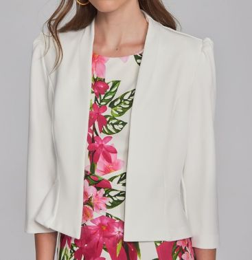 Joseph 241788 Scuba Crepe Peplum Jacket