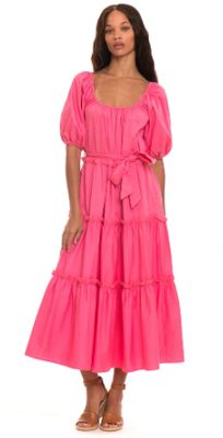 Tolani 23162S Anna Solid Cotton Dress