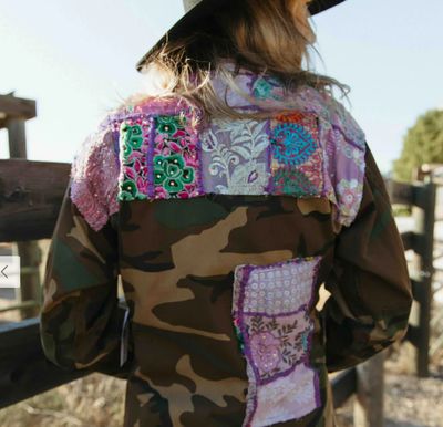 NU VINTAGE Military Unique Patch Jacket