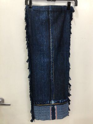 Ellyndale ESH-230402 Denim Look Pleating Skirt