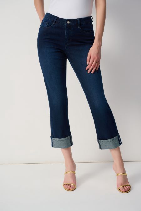 Joseph 251961 Slim Fit Cropped Denim Pants, Size: 8