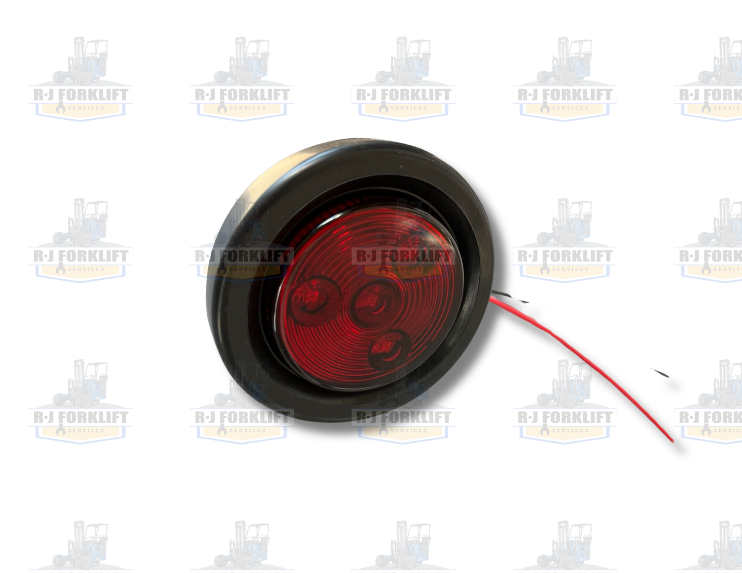 ROUND LIGHT RED  2''