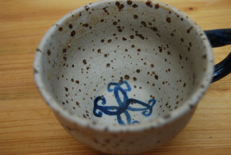 Freckles Mug with hidden Flower Ornament