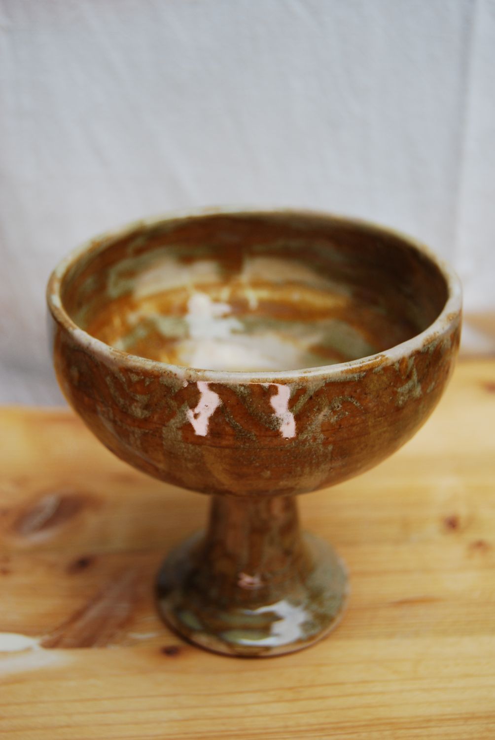 Golden Olive Goblet