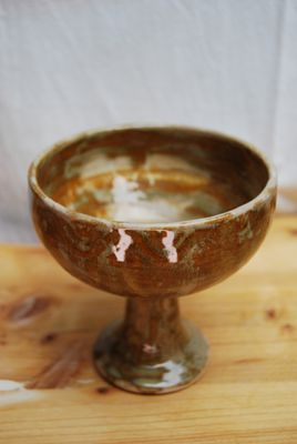 Golden Olive Goblet