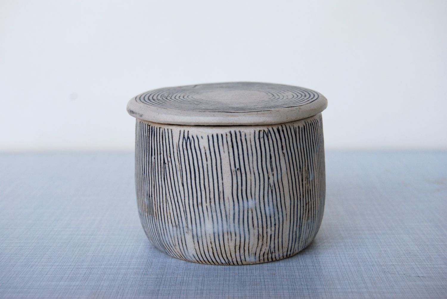 Stripes Butter Canister Grande