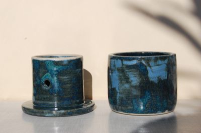 Midnight Butter Canister