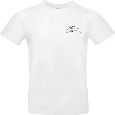 T-shirt - handen hart