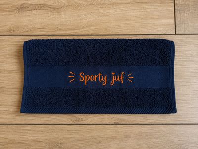 Handdoek  Sporty juf