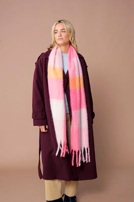 Fluffy oversized sjaal ( geruit of effen kleur )