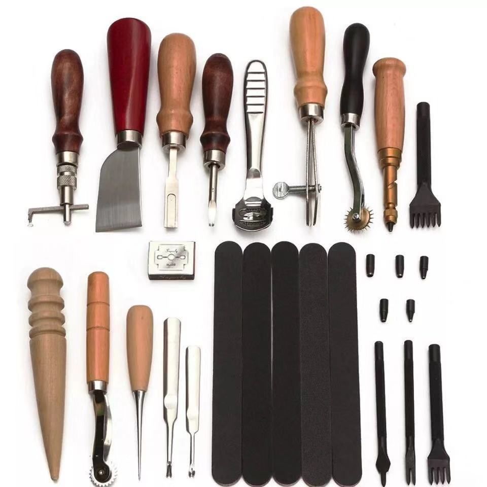 Tool Set Diy Handmade Leather Hand Sewing 18-piece Set