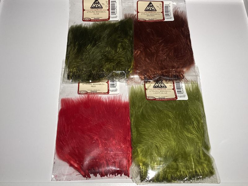 Hook&amp;Hackle Strung Marabou