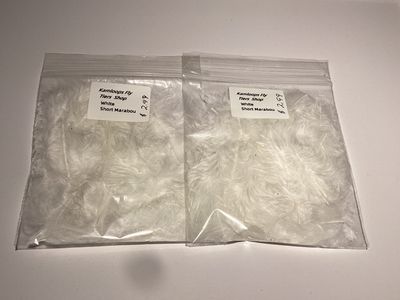 Marabou White Short 1”approx.