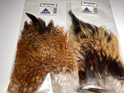 Hook&amp;Hackle India Cock Saddle Hackle (Ginger)