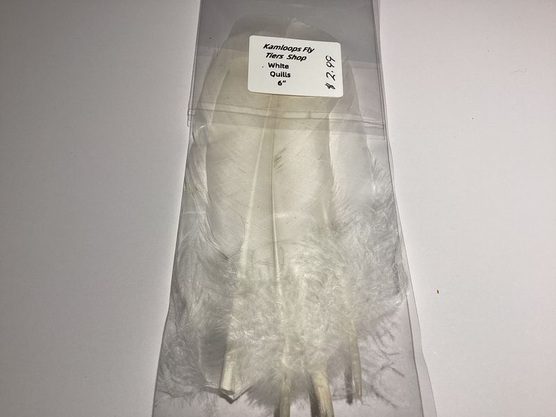 Duck Quill White 6”