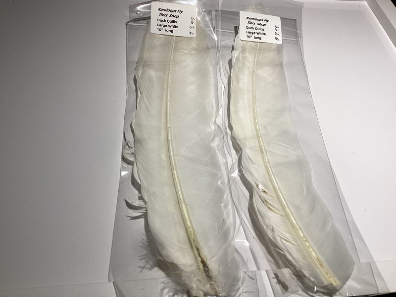 Duck Quills White 10”