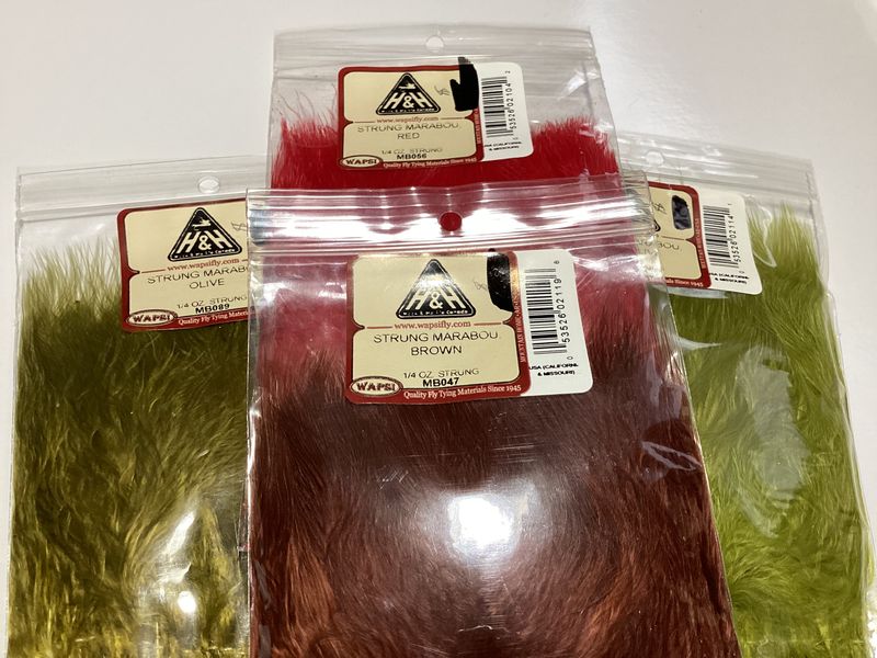 Hook&amp;Hackle Strung Marabou