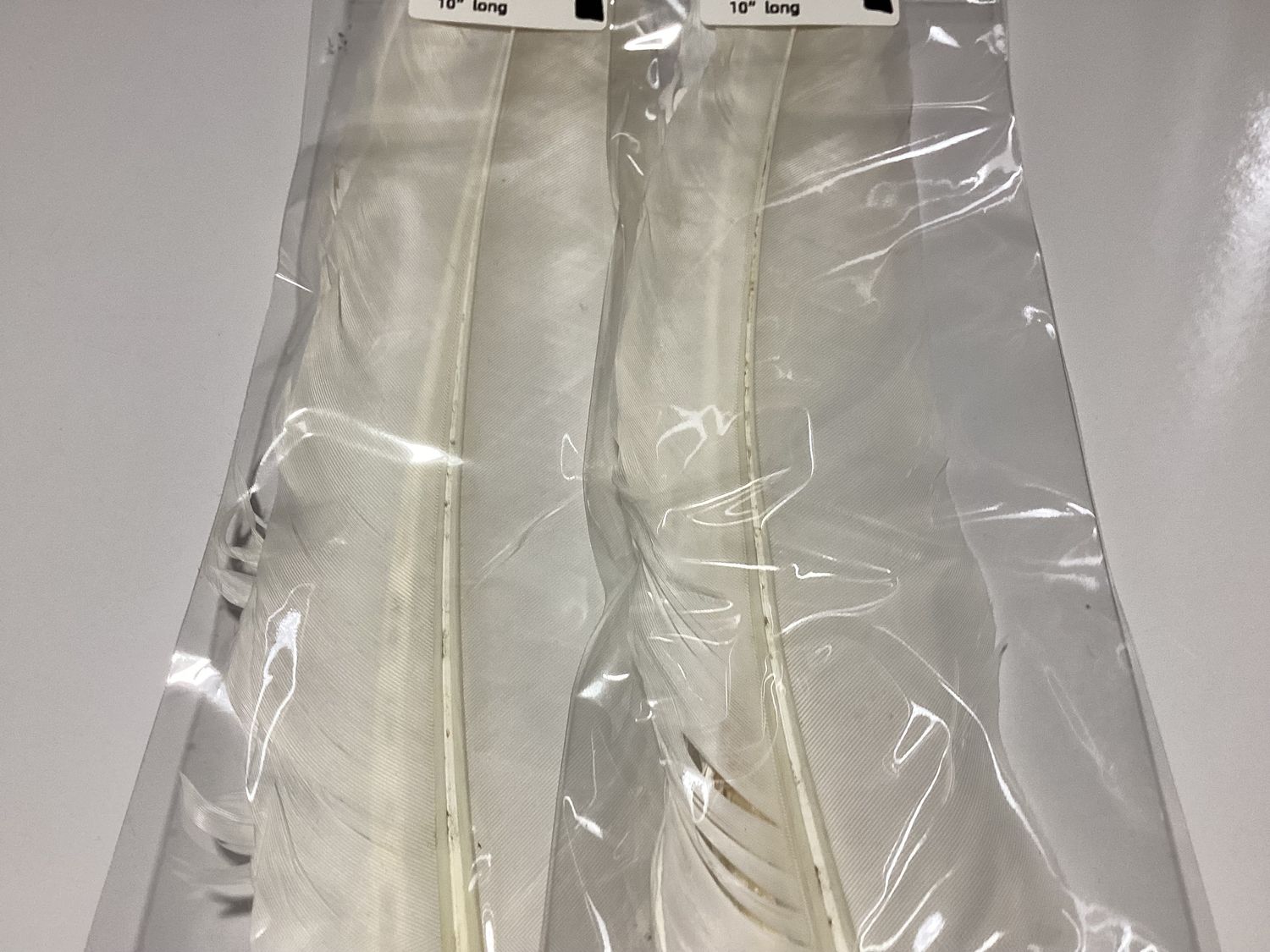 Duck Quills Natural White 10”