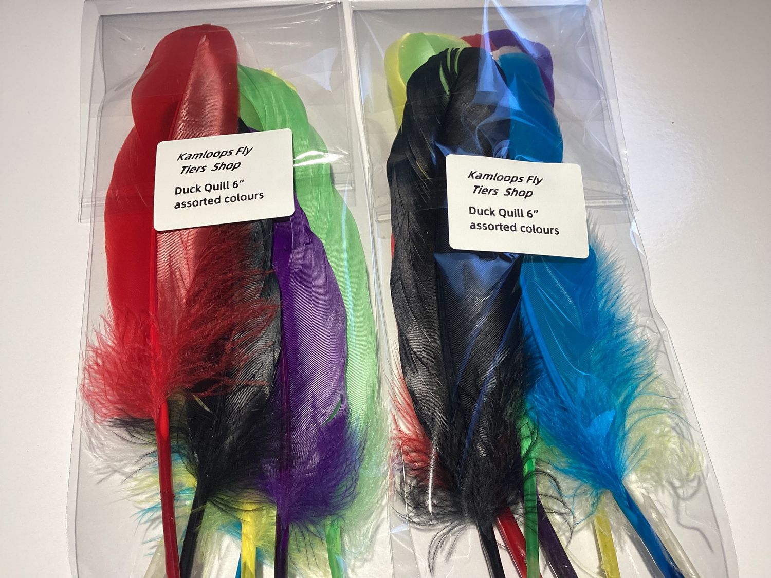 Duck Quill 6” 7 assorted colours