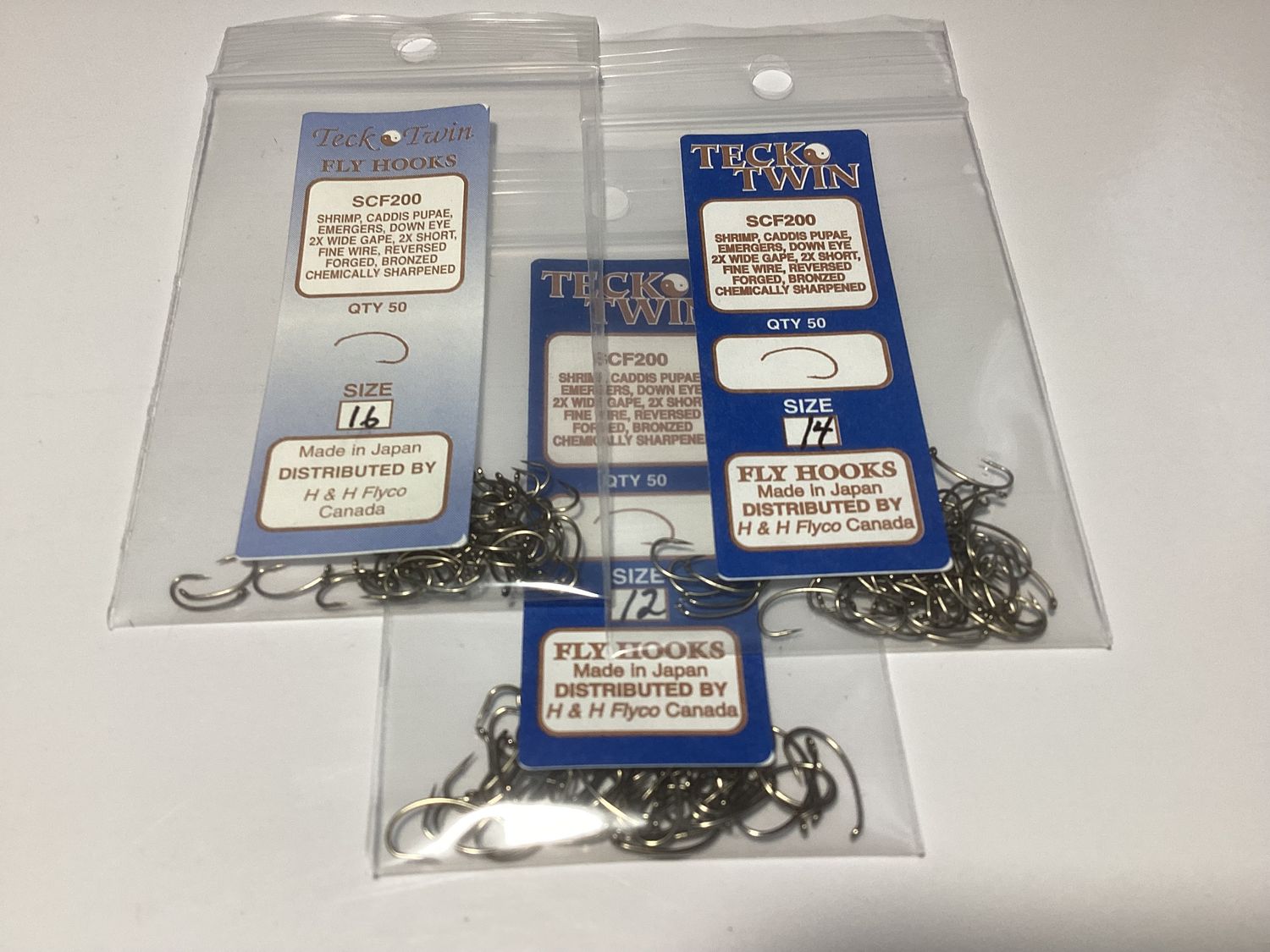 Teck-Twin Caddis hooks