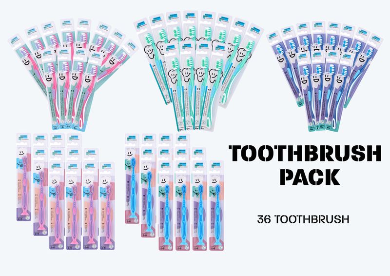 Bulk Toothbrush Pack