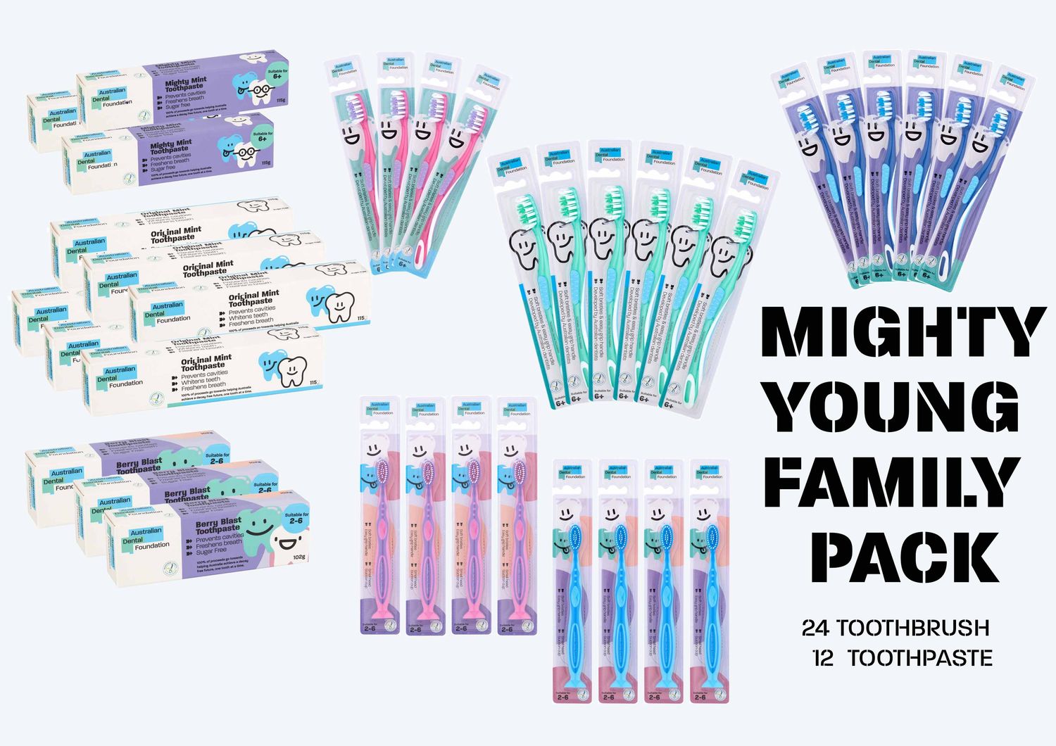 Mighty Young Family Pack